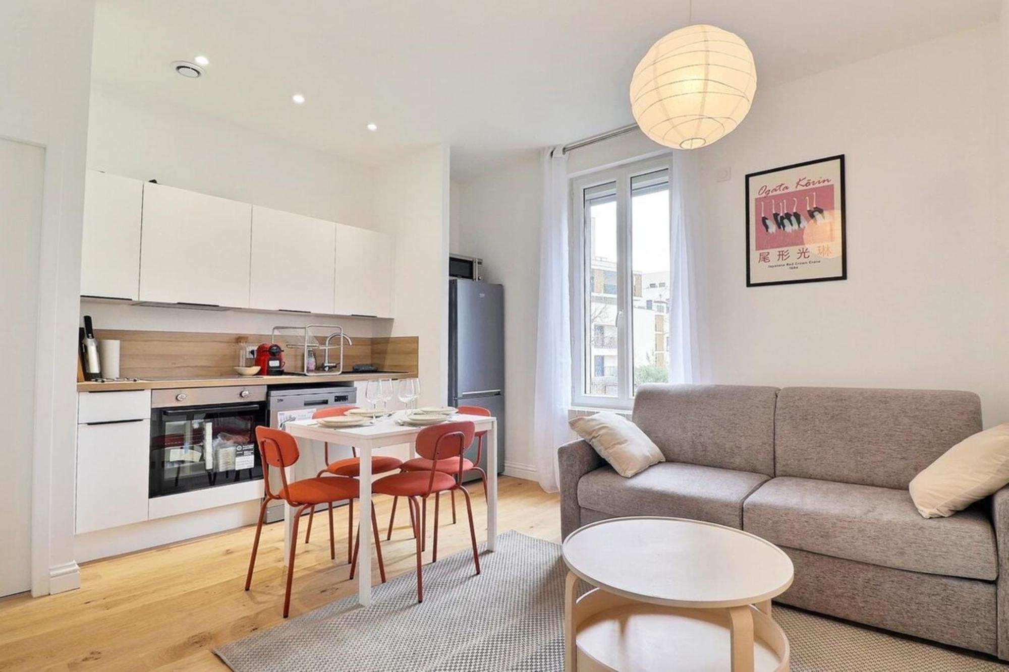 L'Origami - Lovely Newly Renovated Apartment With Garage - Villeurbanne Exterior photo